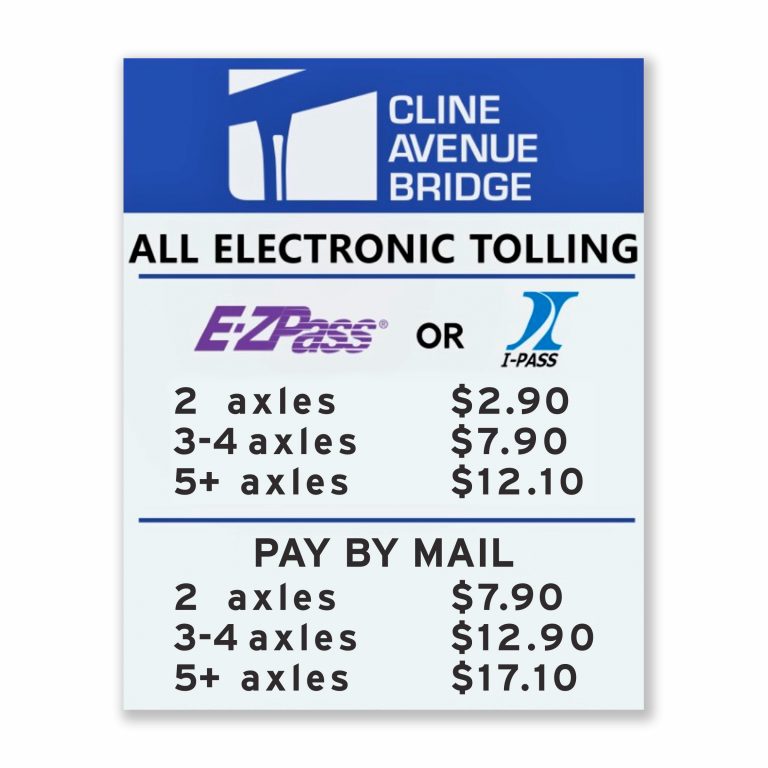 Cline Avenue Bridge Shares New Toll Rates Effective January 1, 2024