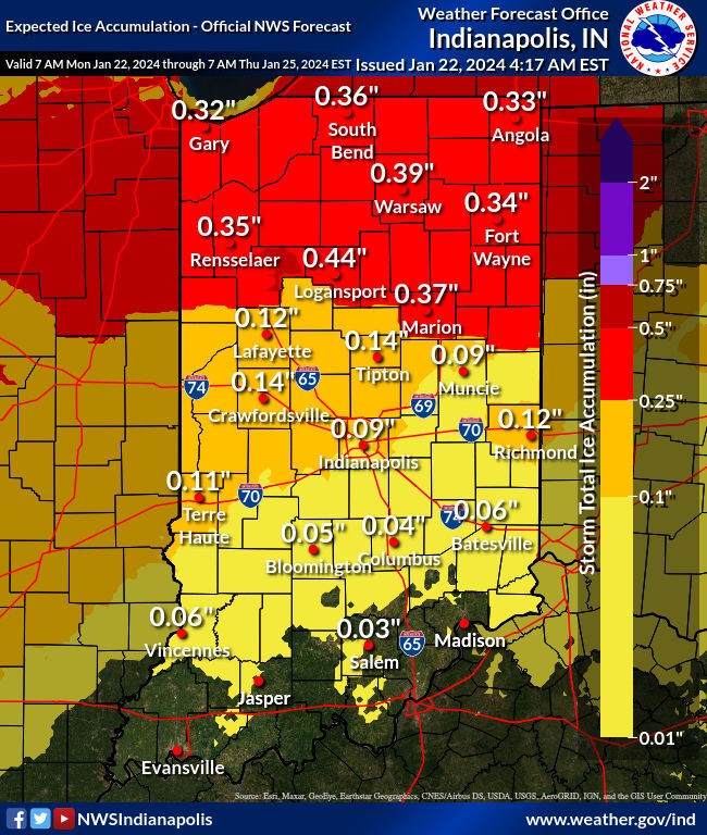 INDOT Prepares for Ice and Freezing Rain Across Indiana | Indiana 105